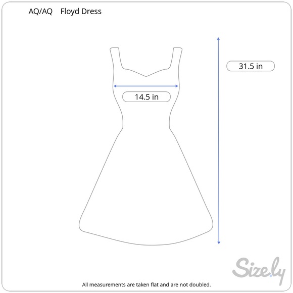 [AQ/AQ] Orange Structured Skater Floyd Dress - Picture 8 of 8